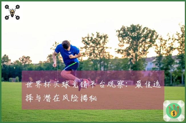 世界杯买球竞猜平台观察：最佳选择与潜在风险揭秘
